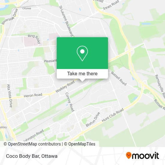 Coco Body Bar map