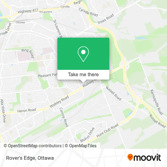 Rover's Edge map