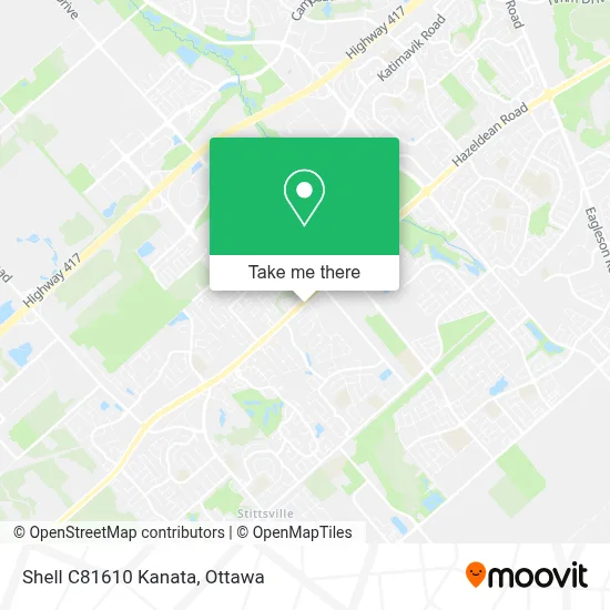 Shell C81610 Kanata map