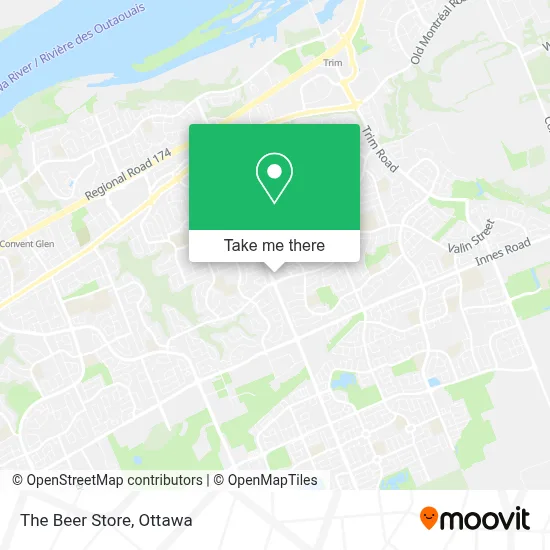 The Beer Store map