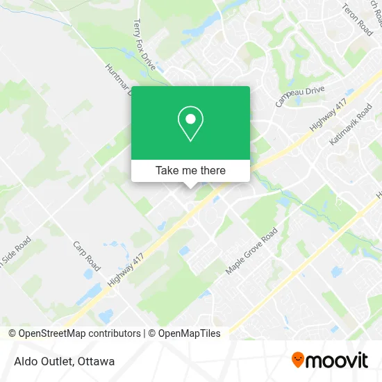 Aldo Outlet map