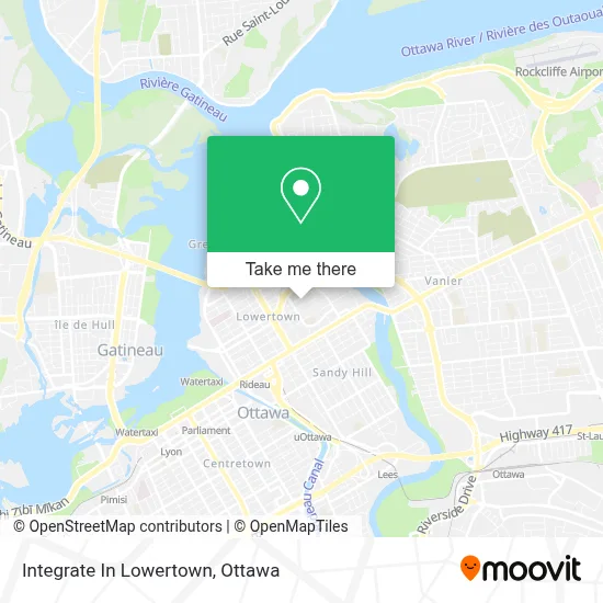 Integrate In Lowertown map