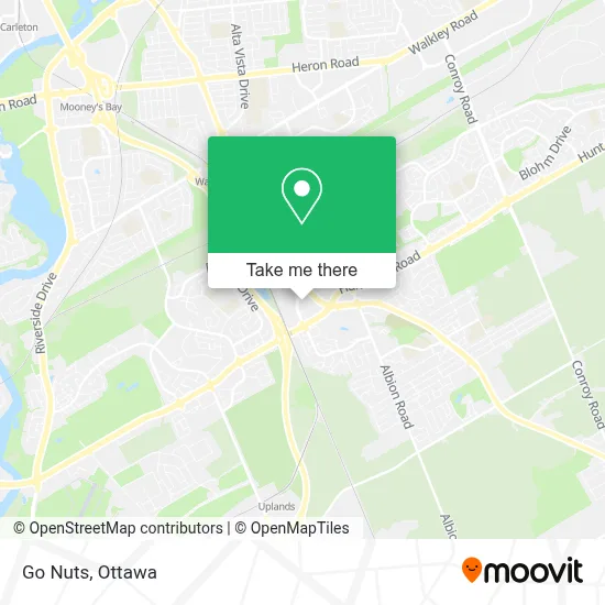 Go Nuts map