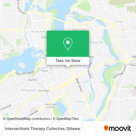 Intersections Therapy Collective map