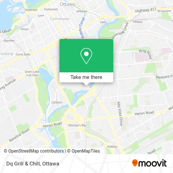 Dq Grill & Chill map