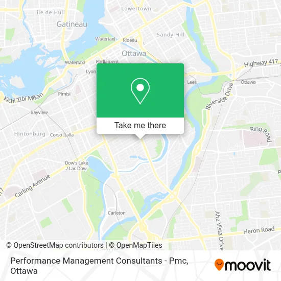 Performance Management Consultants - Pmc map