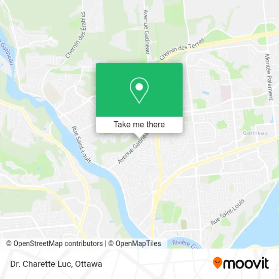 Dr. Charette Luc map