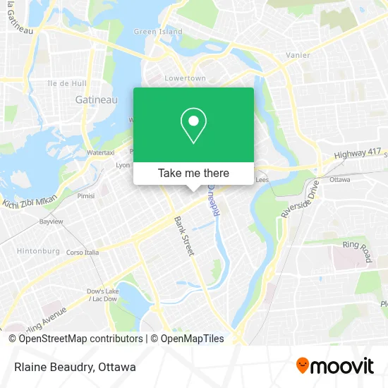 Rlaine Beaudry map