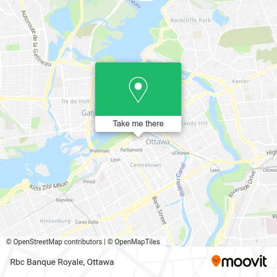 Rbc Banque Royale map