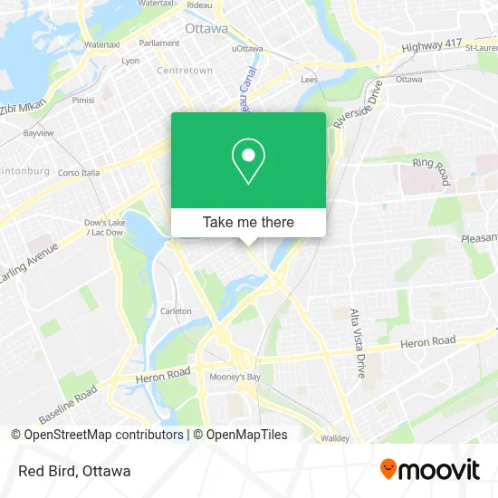 Red Bird map