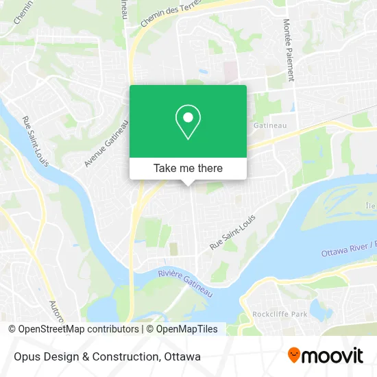 Opus Design & Construction map