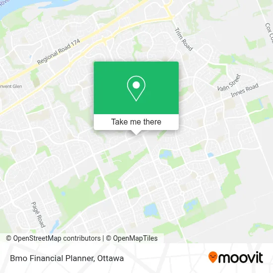 Bmo Financial Planner map