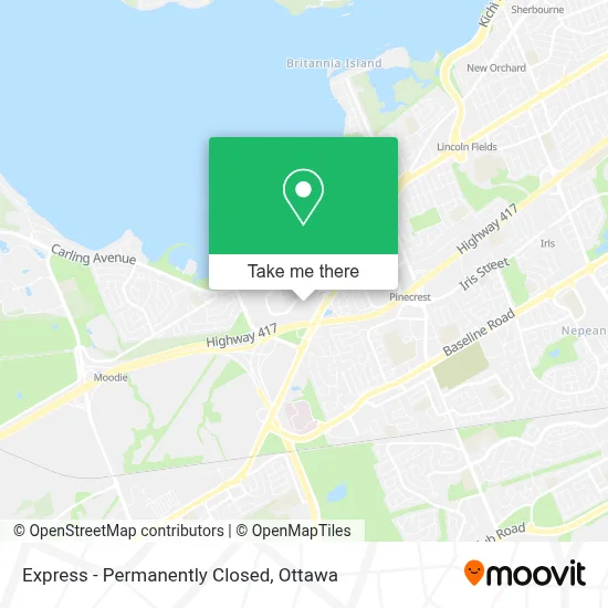 Express - Permanently Closed map