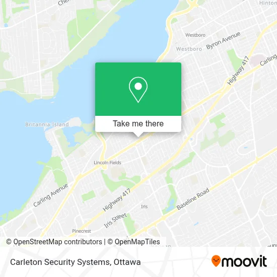 Carleton Security Systems map