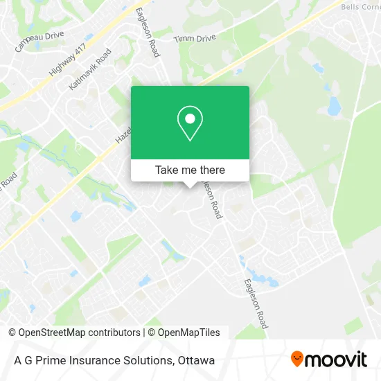 A G Prime Insurance Solutions map