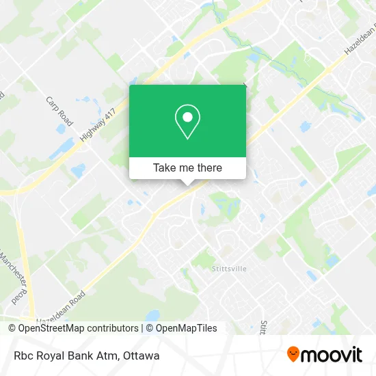 Rbc Royal Bank Atm map