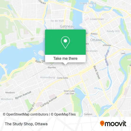 The Study Shop map