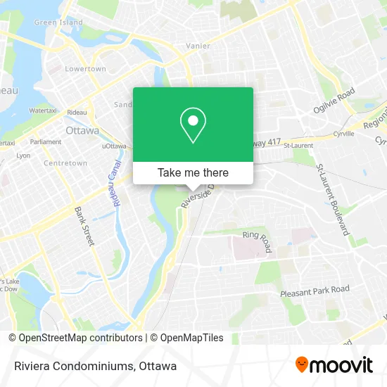 Riviera Condominiums map