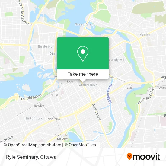 Ryle Seminary map