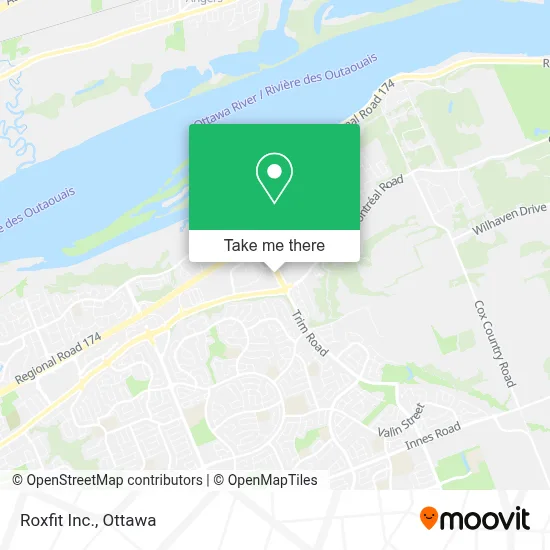 Roxfit Inc. map