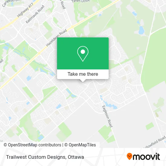 Trailwest Custom Designs map