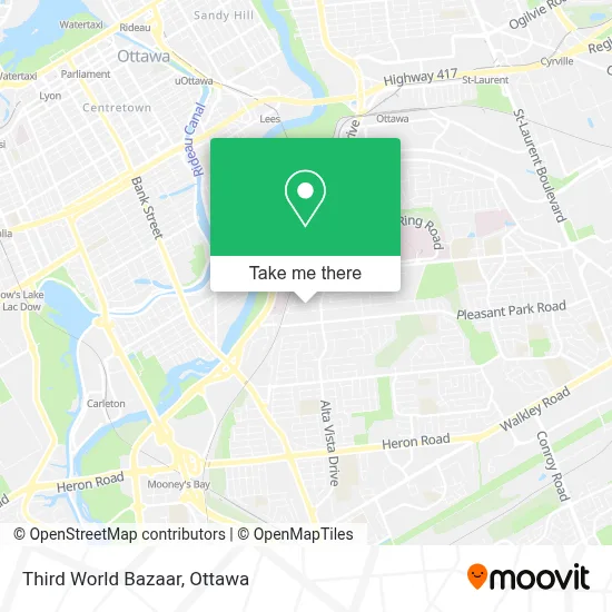 Third World Bazaar map