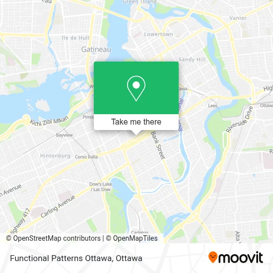Functional Patterns Ottawa map