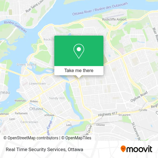 Real Time Security Services map