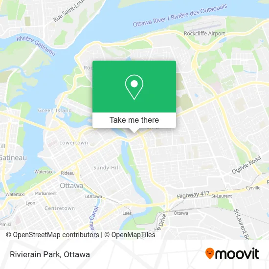 Rivierain Park map