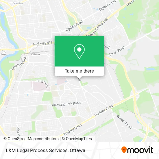 L&M Legal Process Services map