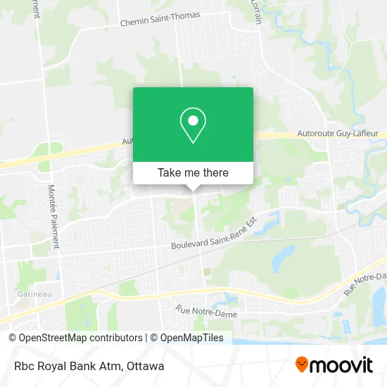 Rbc Royal Bank Atm map