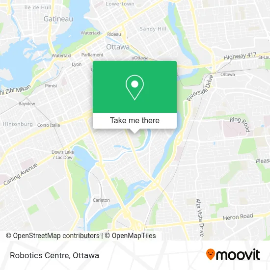 Robotics Centre map