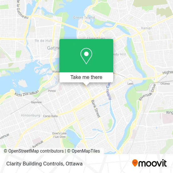 Clarity Building Controls map