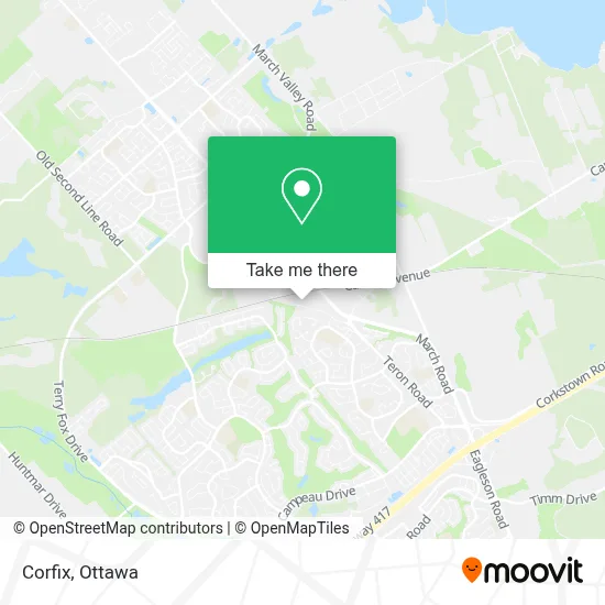 Corfix map