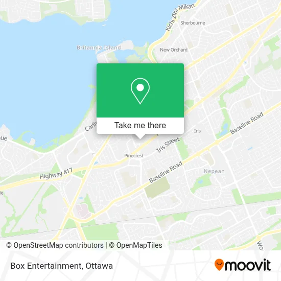 Box Entertainment map