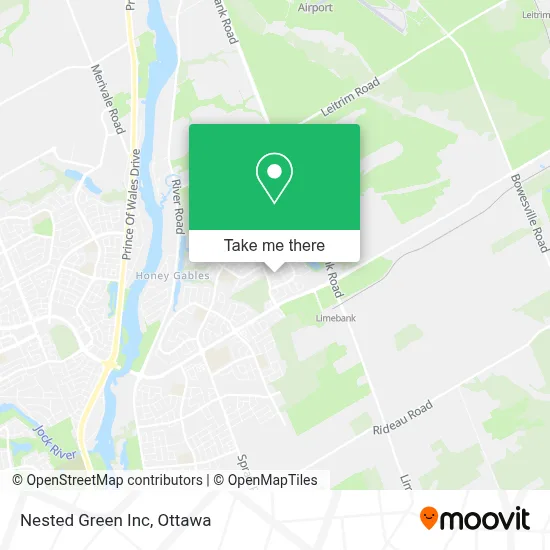 Nested Green Inc map