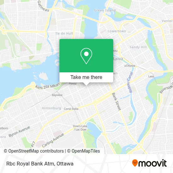 Rbc Royal Bank Atm map