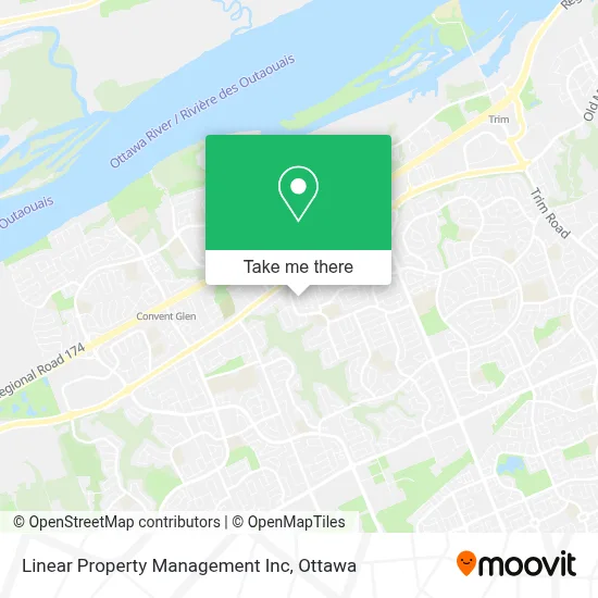 Linear Property Management Inc map