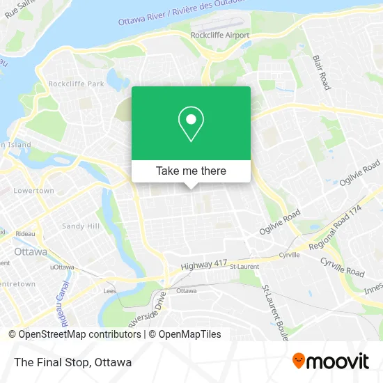 The Final Stop map