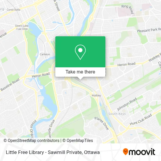 Little Free Library - Sawmill Private map