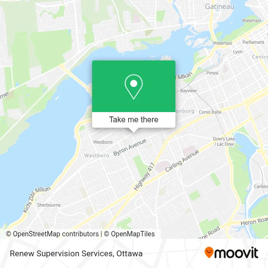 Renew Supervision Services map