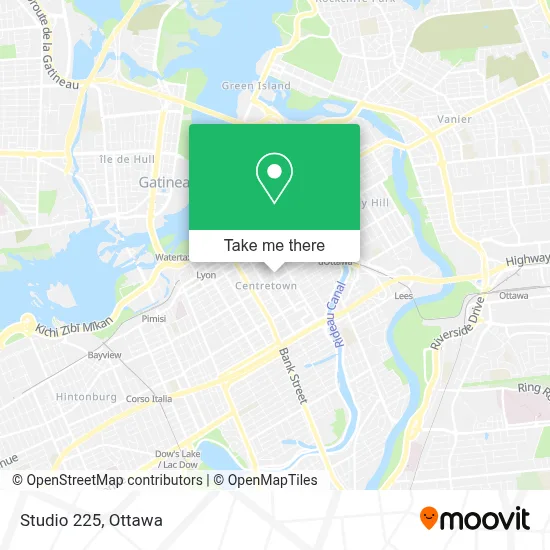 Studio 225 map