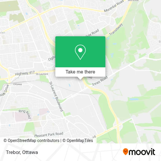 Trebor map