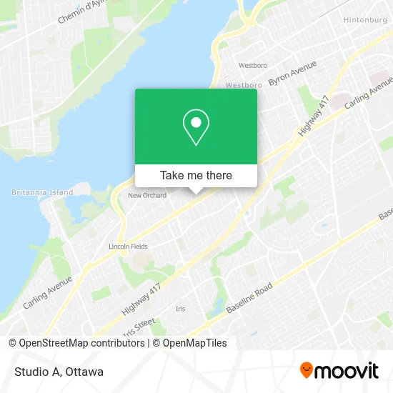 Studio A map