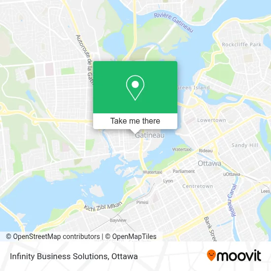 Infinity Business Solutions map