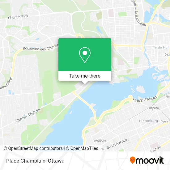 Place Champlain map