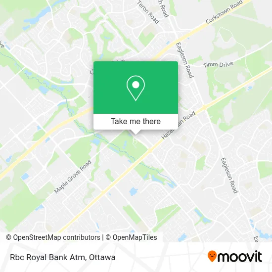 Rbc Royal Bank Atm map
