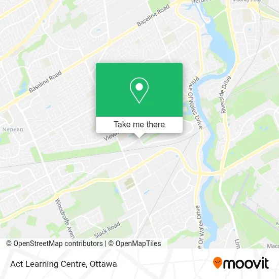 Act Learning Centre map
