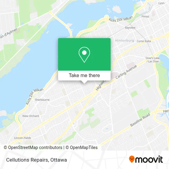 Cellutions Repairs map