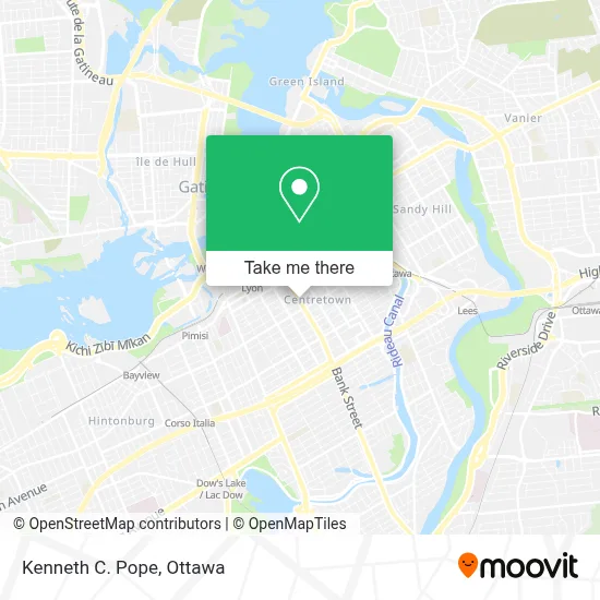 Kenneth C. Pope map